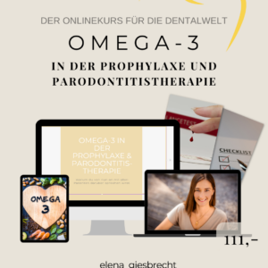 Onlinekurs Omega-3 in der Prophylaxe und Parodontitistherapie